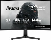 IIYAMA Monitor 27 cali GC2781HSU-B1 VA, FHD, 144Hz, 1ms, 2xUSB, 1500R, 350 cd, 4000:1, HDMI, DP, FreeSync -1920x1080 (48-144Hz), 2x2W IIYAMA