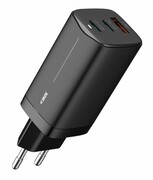 iBOX Ładowarka sieciowa ILUC65B czarna GaN 65W USB -C iBOX
