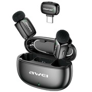 AWEI Mikrofon krawatowy MK5 Duo Ai-Voice czarny AWEI