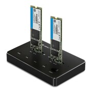Qoltec Stacja dokująca dysków 2x SSD M.2 SATA | NGFF | USB typ C Qoltec