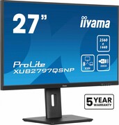 IIYAMA Monitor 27 cali XUB2797QSNP-B1,IPS,QHD,USB-c Dock,KVM,HDMI /5y/ IIYAMA