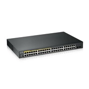 Zyxel Przełącznik zarządzalny GS1900-48HP v2, 48-port GbE L2 Smart Switch 170W rack GS1900-48HPv2 Zyxel
