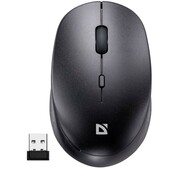Defender Mysz bezprzewodowa silent click AURIS MB-027 800/1200/1600 DPI czarna Defender