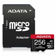 Adata Karta microSD High Endurance 256GB UHS1 U3 V30 A2 100/85MB/s + Adapter Adata