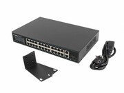 Lanberg Switch 24x1GB POE+ 2xGB 2x rack 19'' gigabit ethernet 250W Lanberg