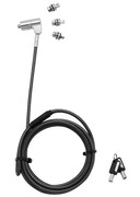 DICOTA Uniwersalna blokada linki, 3 Exchangeable heads fits D31699 DICOTA