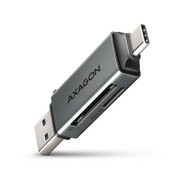 AXAGON CRE-DAC Czytnik kart zewnętrzny USB3.2 Gen 1 Type-C + Type-A SD/microSD AXAGON