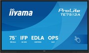 IIYAMA Monitor interaktywny 75 cali TE7513A-B2AG INFRARED,40pkt,IPS,4K,7H,500cd/m2, WiFi,USB, ANDROID 14, Google EDLA,2x20W, UCHWYT ŚCIENNY IIYAMA