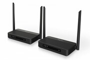 Digitus Przedłużacz / Extender HDMI bezprzewodowy z KVM do 100m | UHD 4K@60Hz | Audio | Niskie opóźnienie 16ms (Zestaw) Digitus