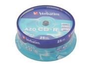 Verbatim CD-R 52x 700MB 25P CB Azo 43352 Verbatim