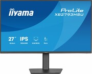 IIYAMA Monitor 27 cali XB2793HSU-B1 IPS, HDMI, DP, 2x2W, 2xUSB, 350cd, 1500:1, HAS 150/PIVOT IIYAMA