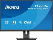 IIYAMA Monitor 32 cale XUB3297QSNP-B1 IPS,QHD,USB-C DOCK (95W), USB HUB 4x, KVM, RJ45 IIYAMA