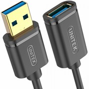 Unitek Przedłużacz USB 3.0, 1M, AM-AF; Y-C457GBK Unitek