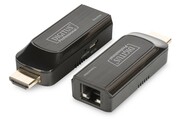 Digitus Mini Przedłużacz/Extender HDMI do 50m po skrętce Cat.6/7, 1080p 60Hz FHD, HDCP 1.2, z audio (zestaw) Digitus