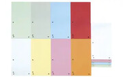 Przekładki kartonowe indeksujące Donau 235x105mm (100 szt) - mix kolorów (8620100-99)