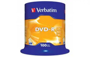 Płyty VERBATIM DVD-R 16x - 100-pack (43549)