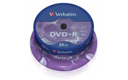 Płyty VERBATIM DVD+R 16x - 25-pack (43500)