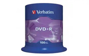 Płyty VERBATIM DVD+R 16x - 100-pack (43551)