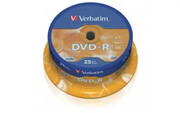 Płyty VERBATIM DVD-R 16x - 25-pack (43522)