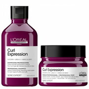 Zestaw intensywnie nawilżający do włosów kręconych i suchych | kremowy szampon, maska L'Oréal Serie Expert Curl Expression L`Oreal