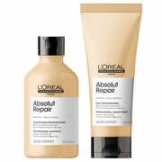 Odbudowujący zestaw do włosów zniszczonych | szampon 300ml, odżywka 200ml L'Oréal Absolut Repair Gold L`Oreal