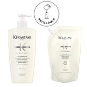 Zestaw do włosów przerzedzających się - Kérastase Densifique Szampon Zagęszczający 500ml z pompką + Refill 500ml Kérastase