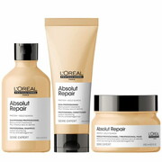 Odbudowujący zestaw do włosów zniszczonych | szampon 300ml, odżywka 200ml, maska klasyczna 250ml L'Oréal Absolut Repair Gold L`Oreal