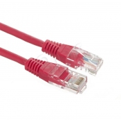 Patchcord UTP Alantec KKU5CZER0.5 ( RJ45 - RJ45 kat.5e 0,5m czerwony )