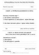 Kwalifikacja do nauki pływania Hsz-16 Drukarnia Internetowa Druczki.eu