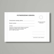Potwierdzenie odbioru Drukarnia Internetowa Druczki.eu