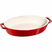 Staub - Owalny półmisek ceramiczny Cooking 1,1 L czerwony Zapłać później z PayPo Staub