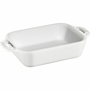 Staub - Prostokątny półmisek ceramiczny Cooking 400 ml biały Zapłać później z PayPo Staub