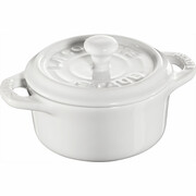 Staub - Mini garnek ceramiczny okrągły La Cocotte 200 ml biały Zapłać później z PayPo Staub