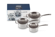 Le Creuset - 3-ply Zestaw 3 szt. Rondli Stal Nierdzewna Zapłać później z PayPo Le Creuset