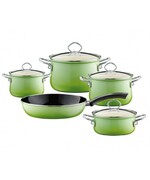 Riess - Zestaw 5 części z patelnią szmaragdowy Zapłać później z PayPo Riess