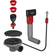 FRANKE - Zestaw odpływowy Color Line z korkiem automatycznym (1 komora) Czarny mat FRANKE