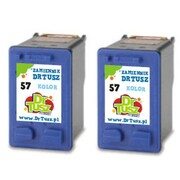 Tusze Zamienniki 57 do HP (C9503AE) (Kolorowe) (dwupak) - DARMOWA DOSTAWA w 24h