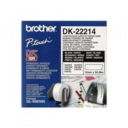 Etykiety Oryginalne Brother DK-22214 (DK-22214) (Biały) (12 mm, 30,48 m) - DARMOWA DOSTAWA w 24h