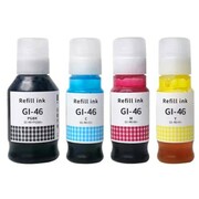 Tusz Zamiennik GI-46 CMYK do Canon (DT-AC-46/K) (zestaw) - DARMOWA DOSTAWA w 24h