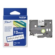 Taśma Oryginalna Brother TZe-135 (TZe-135) (Przezroczysty) (12 mm, 8 m, Przezroczysta, Biały) - DARMOWA DOSTAWA w 24h