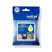 Tusz Oryginalny Brother LC-521 Y (LC521Y) (Żółty) - DARMOWA DOSTAWA w 24h