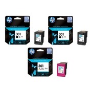 Tusze Oryginalne HP 2x 301 BK + 301 C (E5Y87EE) (komplet) - DARMOWA DOSTAWA w 24h