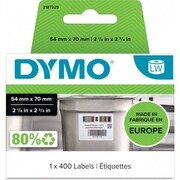 Etykiety Oryginalne DYMO LW-2187329 (2187329) (Biały) (Biała, 400 szt., 54 mm, 70 mm) - DARMOWA DOSTAWA w 24h