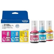 Tusze Oryginalne Brother BT-D100 CMY (BTD100CLVAL) (trójpak) - DARMOWA DOSTAWA w 24h