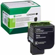 Toner Oryginalny Lexmark C242X K (C242XK0) (Czarny) - DARMOWA DOSTAWA w 24h