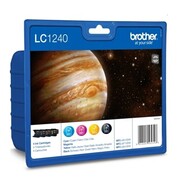Tusze Oryginalne Brother LC-1240 CMYK (LC1240VALBP) (komplet) - DARMOWA DOSTAWA w 24h