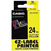 Taśma Barwiąca Oryginalna Casio XR-24YW1 (XR24YW1) (Żółty) (24 mm, 8 m) - DARMOWA DOSTAWA w 24h