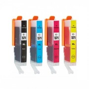 Tusze Zamienniki CLI-571 CMYK do Canon (0386C005) (czteropak) - DARMOWA DOSTAWA w 24h