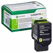 Toner Oryginalny Lexmark C232 (C232HY0) (Żółty) - DARMOWA DOSTAWA w 24h