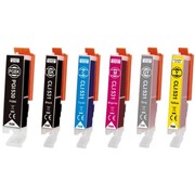 Tusze Zamienniki PGI-530/CLI-531 CMYK do Canon (DT-AC-530/K) (komplet) - DARMOWA DOSTAWA w 24h